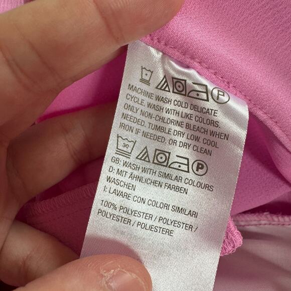 Candace Cameron Bure Petite Darted Full Straight Leg Pant Neon Pink 20P NWOT - Picture 8 of 14